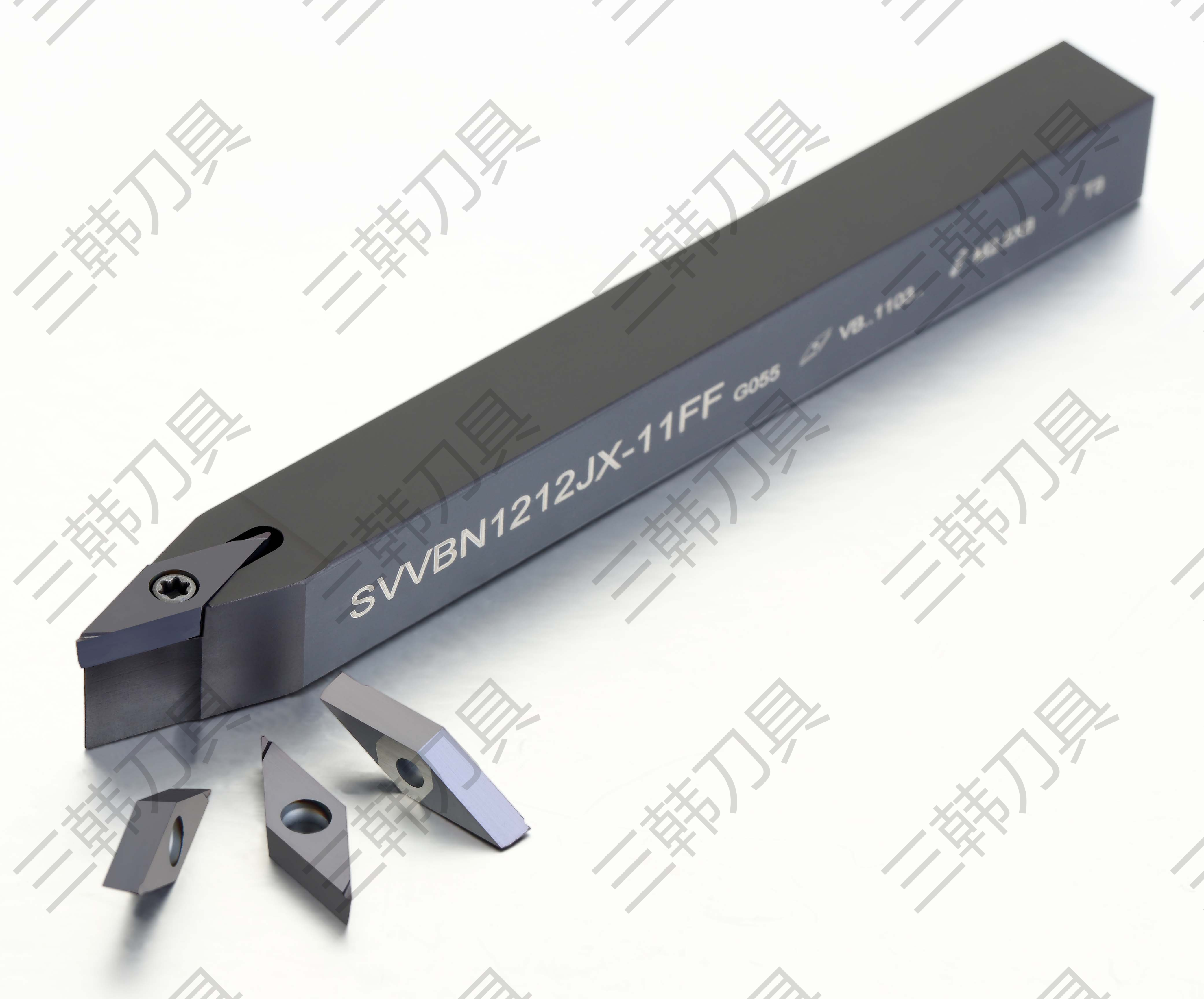 Sandhog Tungsten Carbide Insert CNC Tempat alat Grooving Presisi Tinggi untuk Otomatis
