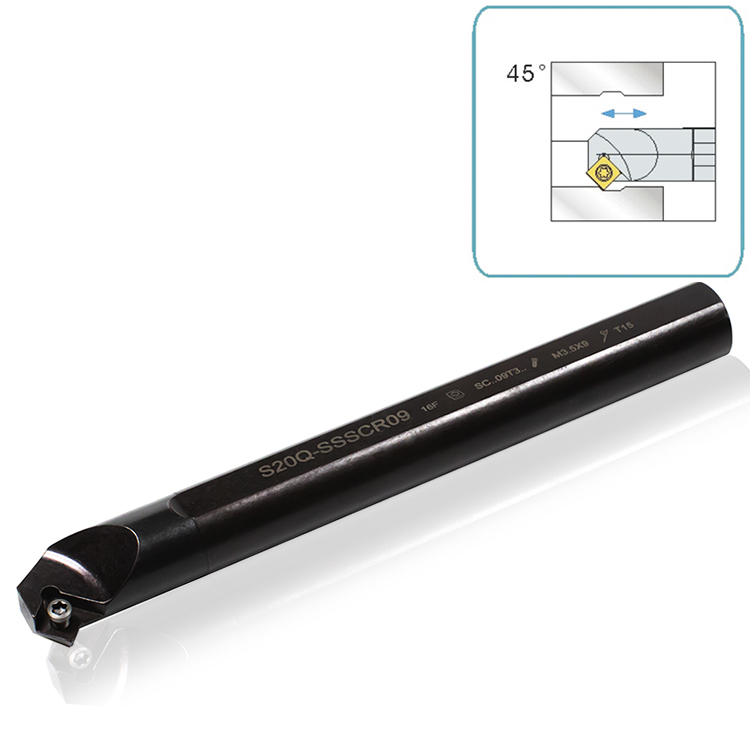 Mesin Bubut Sandhog Boring Bar Holders Internal Turning Cutting Tool Holder