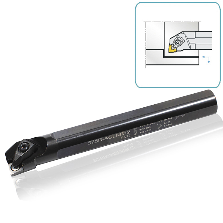Sandhog Turning Tool Holder untuk Pengolahan Logam Batang Bor Bubut Internal CNC