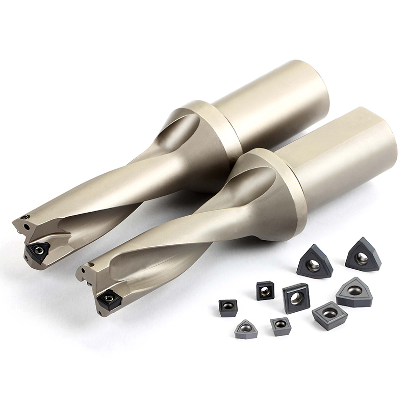 Sandhog Tempat Pengeboran Kualitas Tinggi Dapat Diindeks Sisipan Pengeboran Tungsten Carbide WCMT06T308