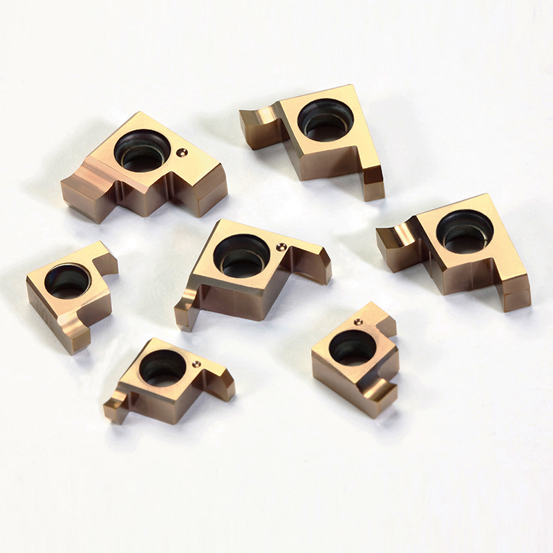 Sisipan Grooving CNC Sandhog untuk Sisipan Grooving Tungsten Carbide Pemrosesan Baja Tahan Karat