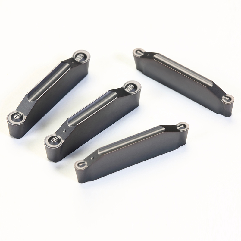 Sisipan Grooving Karbida Sandhog untuk Pemegang Alat CNC Sisipan Grooving Tungsten Carbide yang Dapat Diindeks
